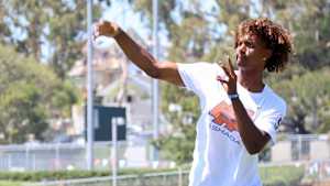 QB Jaden Rashada at the 2022 Elite 11 Finals.